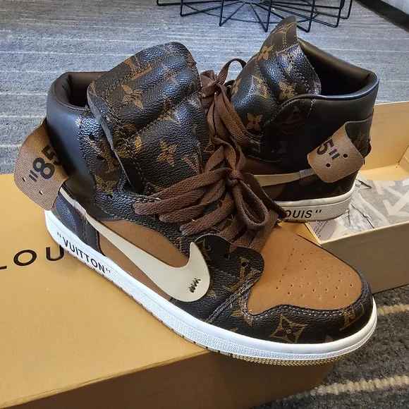 Nike | Shoes | Nike X Louis Vuitton Dark Coffee Air Jordan 